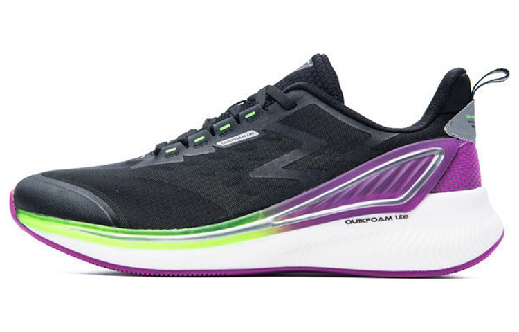 361° Night Shadows Cushioning Low Top Running Shoes Men's Black Purple