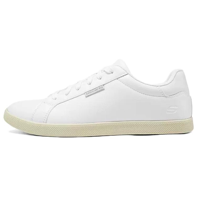 Skechers Street Wear Placer - Berwick Slip-Resistant Breathable Low-Top Skateboard Shoes Men's White