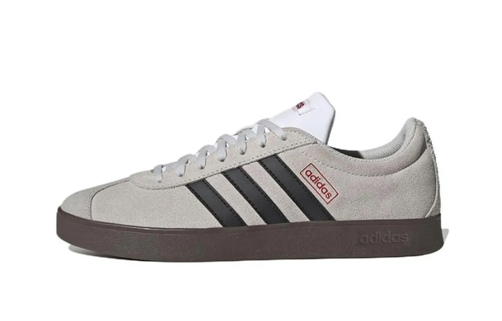 Adidas Neo VL Court 2.0 Wear resistant And Lightweight Low Top Skateboard Shoes Unisex White Black