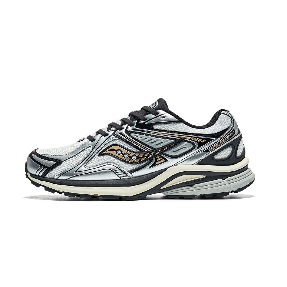 Saucony Kinvara 4 Abrasion Resistant Low Top Casual Running Shoes Unisex White Black Silver