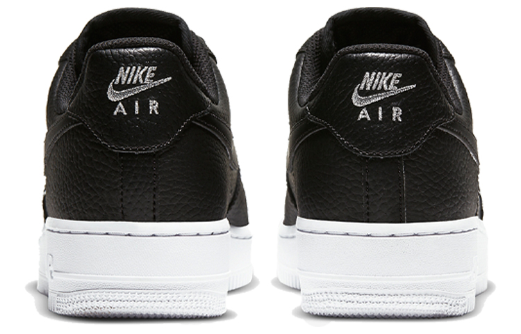 Nike Air Force 1 Low '07 Essential Black White Silver Mini Swoosh Women's купить в интернет-магазине Yoocart с быстрой доставкой по России.