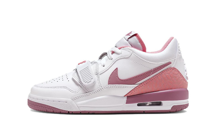 Jordan Legacy 312 Sunset Wild Painting Shock Absorbers Slip Resistant Low Top Vintage Basketball Shoes GS Pink White купить в интернет-магазине Yoocart с быстрой доставкой по России.