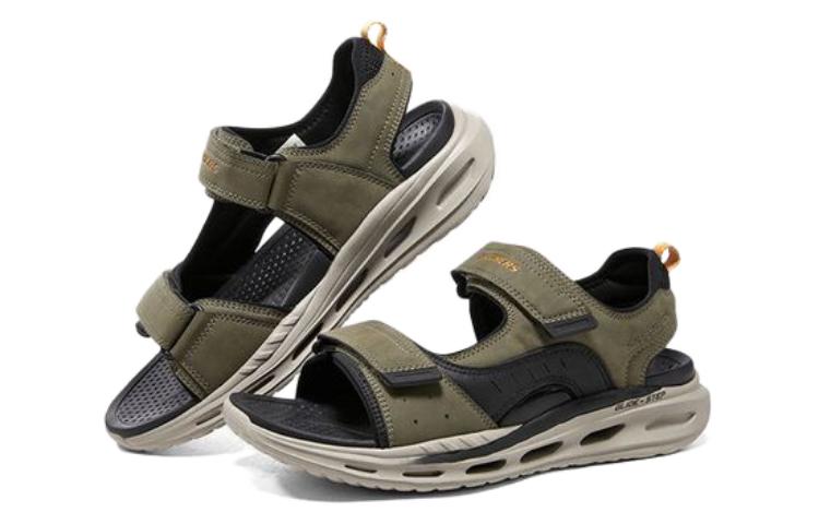 Skechers Beach Sandals Men's Green Gray