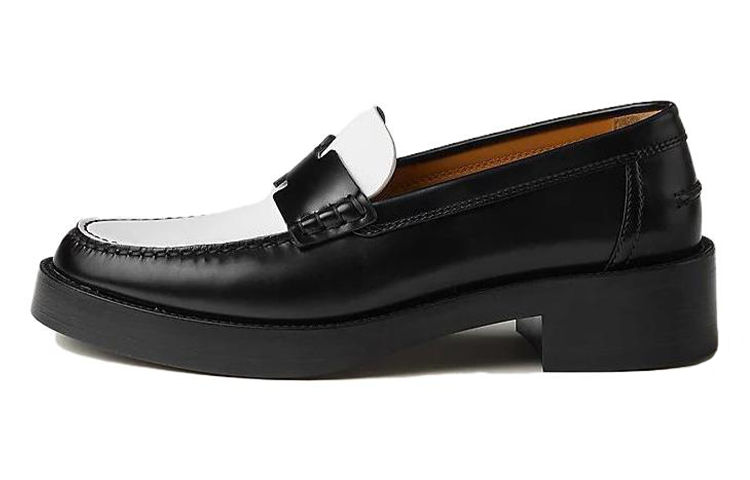 HERMES Hour Loafers Women's Black White купить в интернет-магазине Yoocart с быстрой доставкой по России.