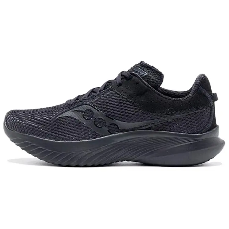Saucony Kinvara 14 Low Top Training Sprint Running Shoes Men's Black
