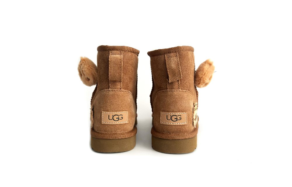 UGG CLASSIC MINI Warm And Wear-Resistant Short Snow Boots Women's Chestnut