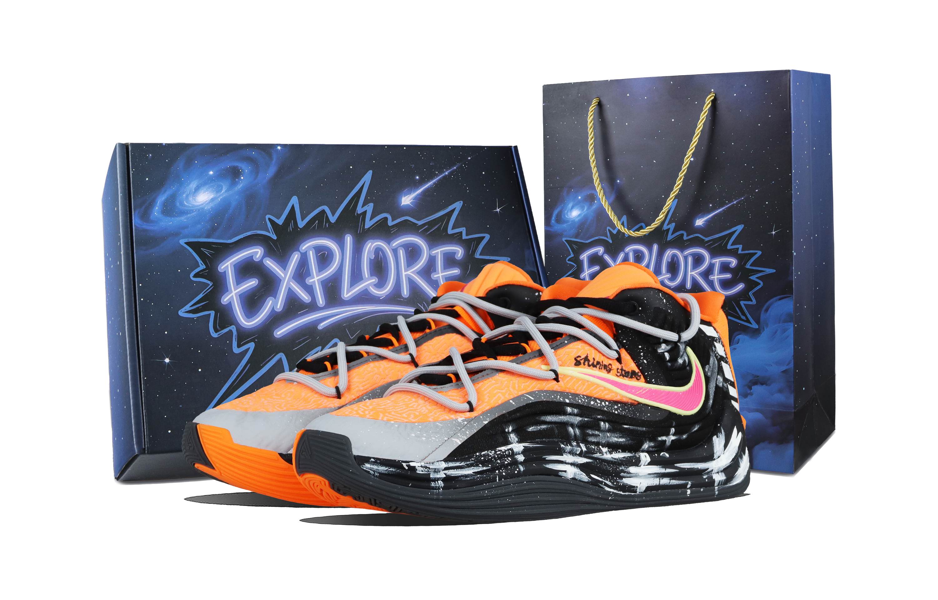 Nike Giannis Freak 7 Dark Night Starlight Box Abrasion Resistant Basketball Shoes Unisex
