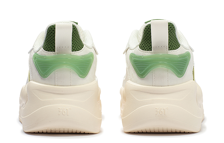 361° Yunshu 4.0 Anti Slip Wear Resistant Low Top Casual Shoes Men's White Green