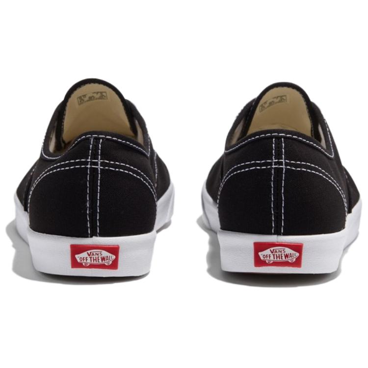 Vans Authentic Anti Slip Wear Resistant Low Top Canvas Shoes Unisex Black