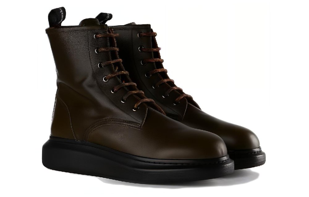 Alexander McQueen Ankle Boots Men's Green