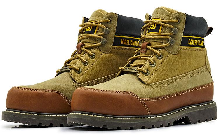 CAT Outdoor Boots Unisex Brown Yellow купить в интернет-магазине Yoocart с быстрой доставкой по России.
