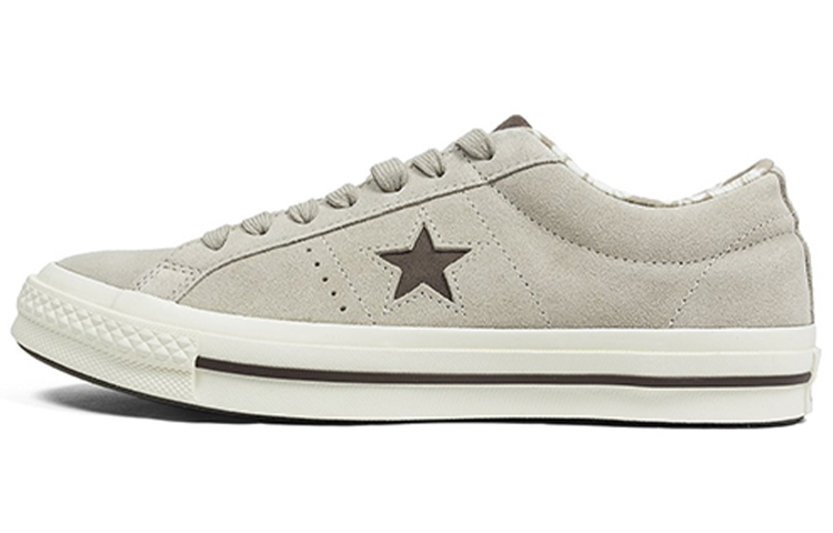 Converse One Star Mens Beige Tropical Ox Trainers
