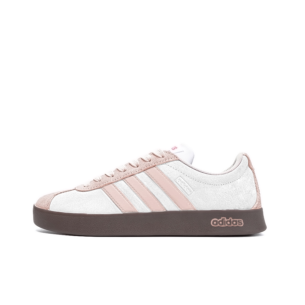 Adidas Neo Vl Court Tokyo Citrus, Amber Low Top Skateboard Shoes Unisex Pink