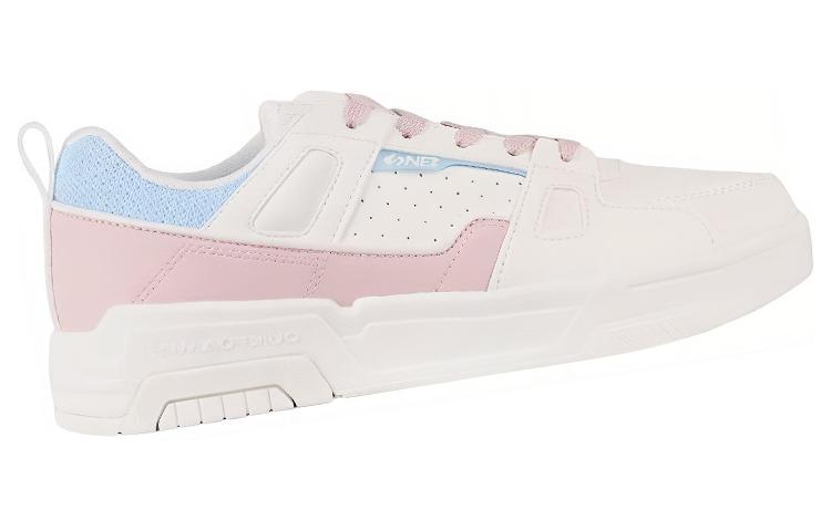 361° Wear resistant And Lightweight Low Top Skateboard Shoes Women's Pink White