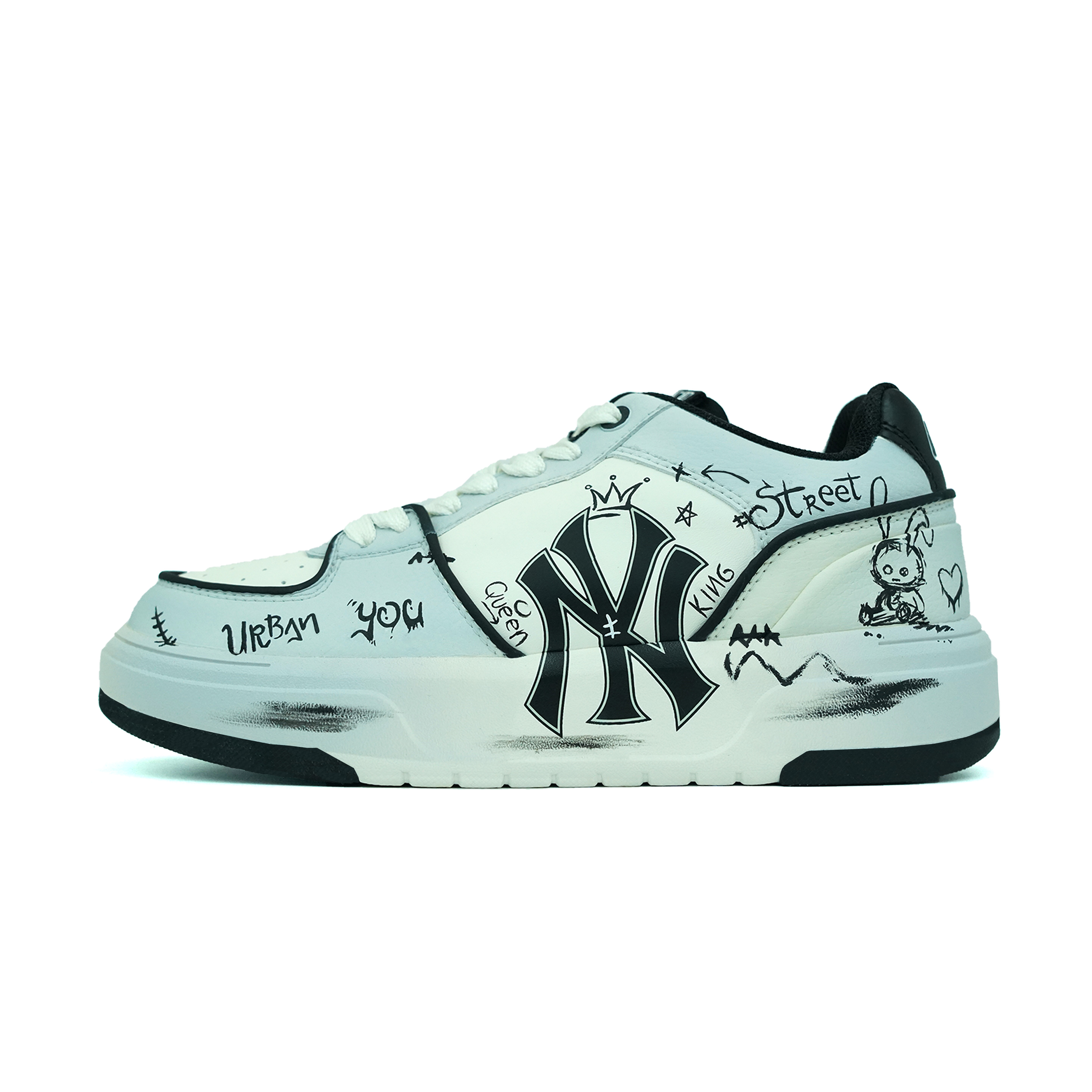 MLB Chunky Liner Shu Ying Graffiti Low top Skateboard Shoes Unisex