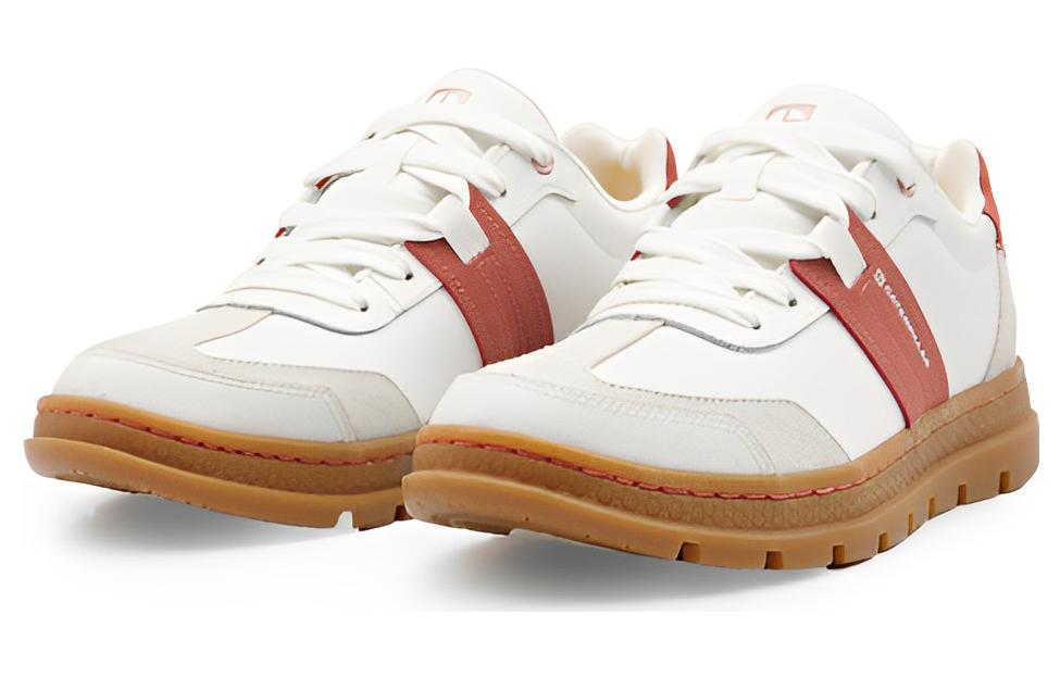 CAT CiteSport Cushioning Anti-Slip And Wear-Resistant Low-Top Sports Casual Shoes Women's White Brown купить в интернет-магазине Yoocart с быстрой доставкой по России.