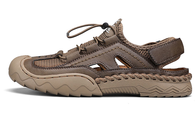 Jeep Beach Sandals Men's Brown