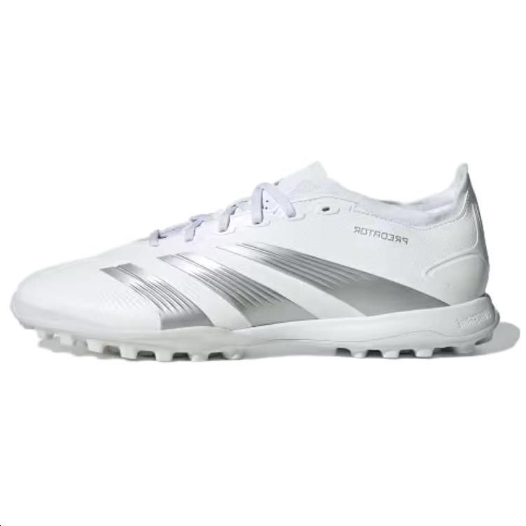Adidas Predator 24 League Low Turf Cloud White Silver Metallic Grey