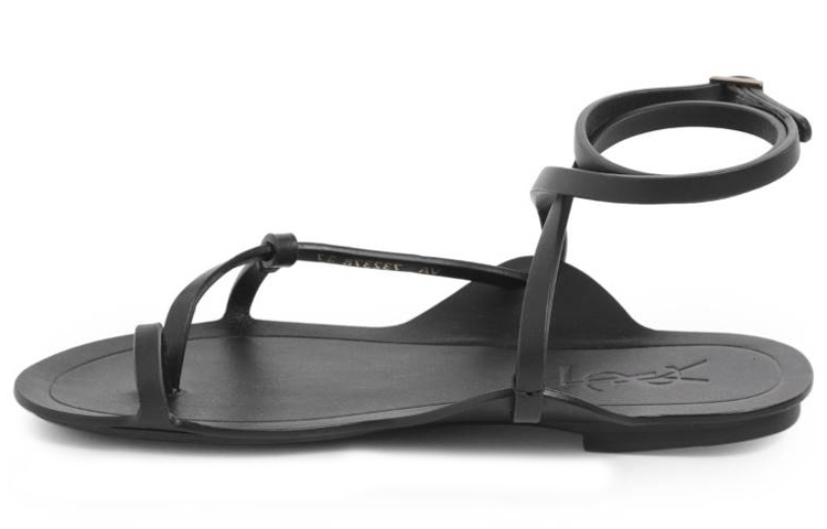 SAINT LAURENT One Strap Sandals Women's Black