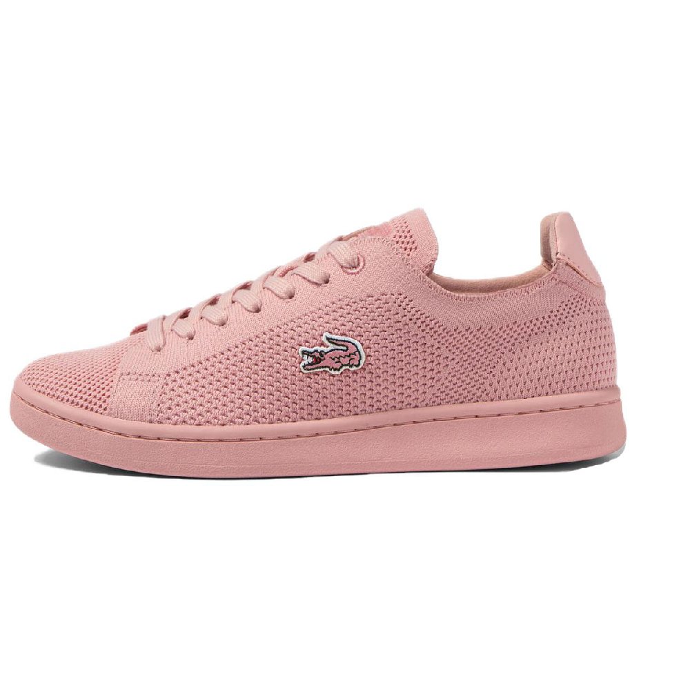 LACOSTE Carnaby Low-Top Skateboard Shoes Women's Pink