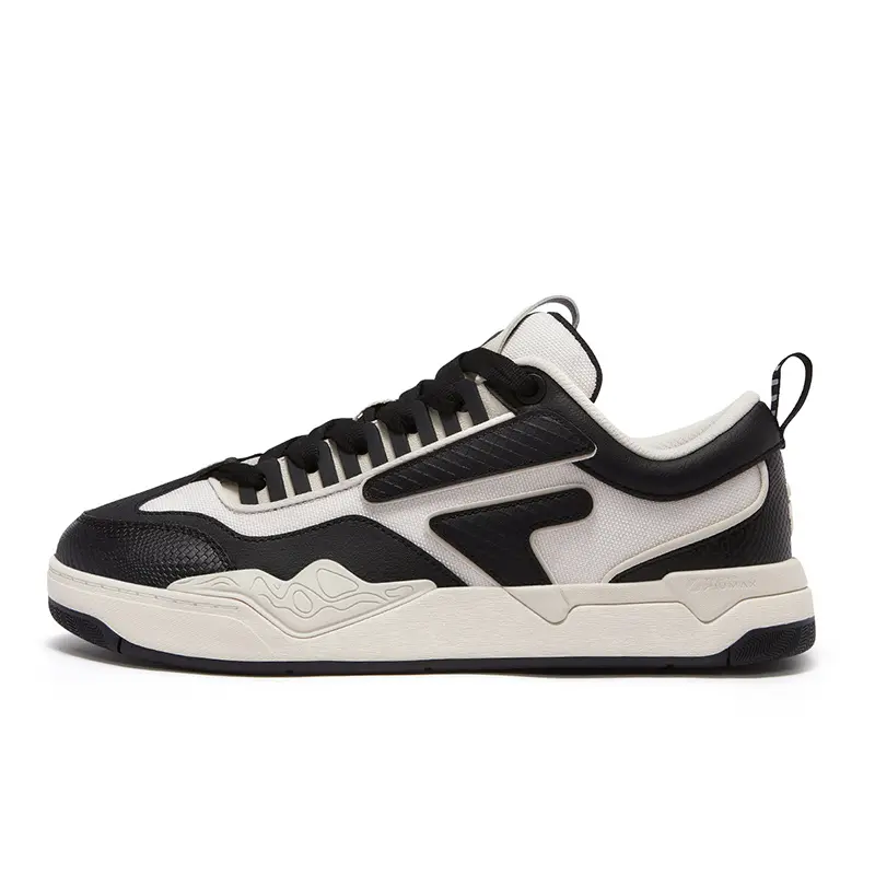 FILA FUSION Low Top Skateboard Shoes Men's Birch Brown Black