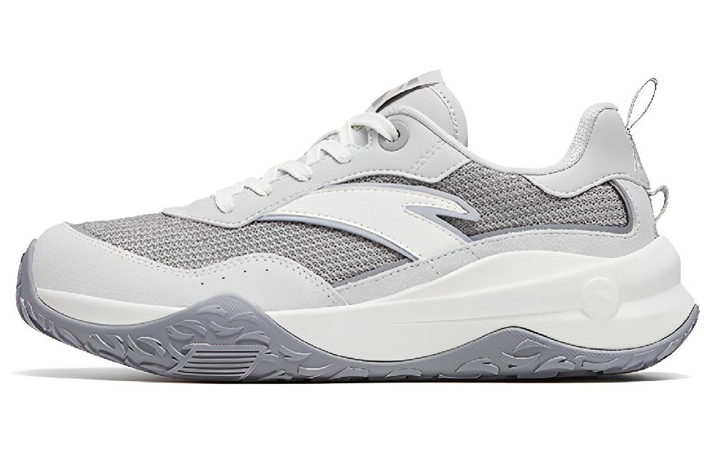 Anta Journey Begins Nian Gao Shoes Anti-Slip And Wear-Resistant Lightweight Low-Top Sports Casual Shoes Gray White