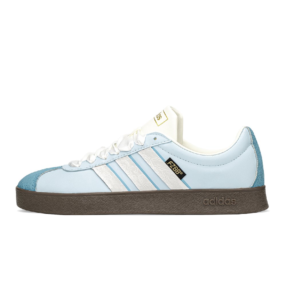 Adidas Vl Court Low Top Skateboard Shoes Unisex Blue White
