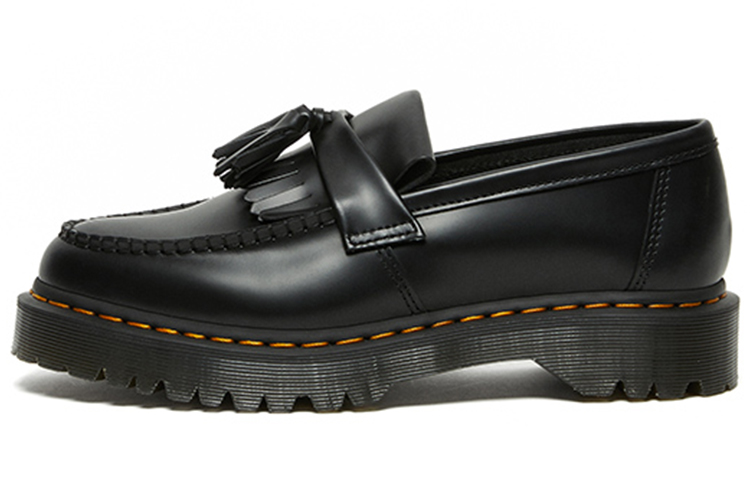 Dr. Martens Adrian Bex Smooth Leather Tassel Loafers 'Carbon Black'