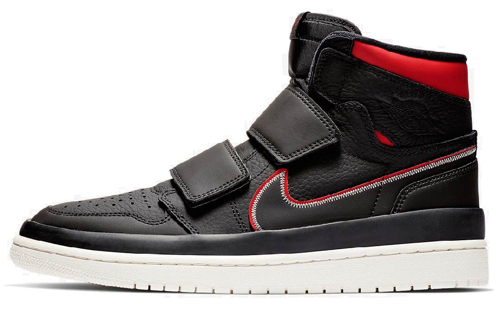 Jordan 1 Retro High Double Strap Black Gym Red