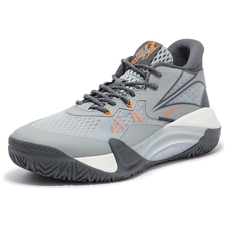 361° Thorns Slip-Resistant Low-Top Basketball Shoes Men's Gray