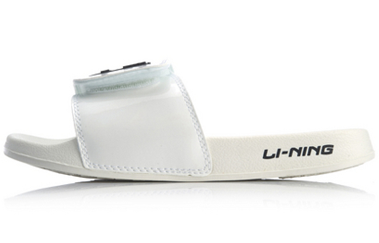 LiNing LN Slipper EVA Quiet Slide Slippers Women's White