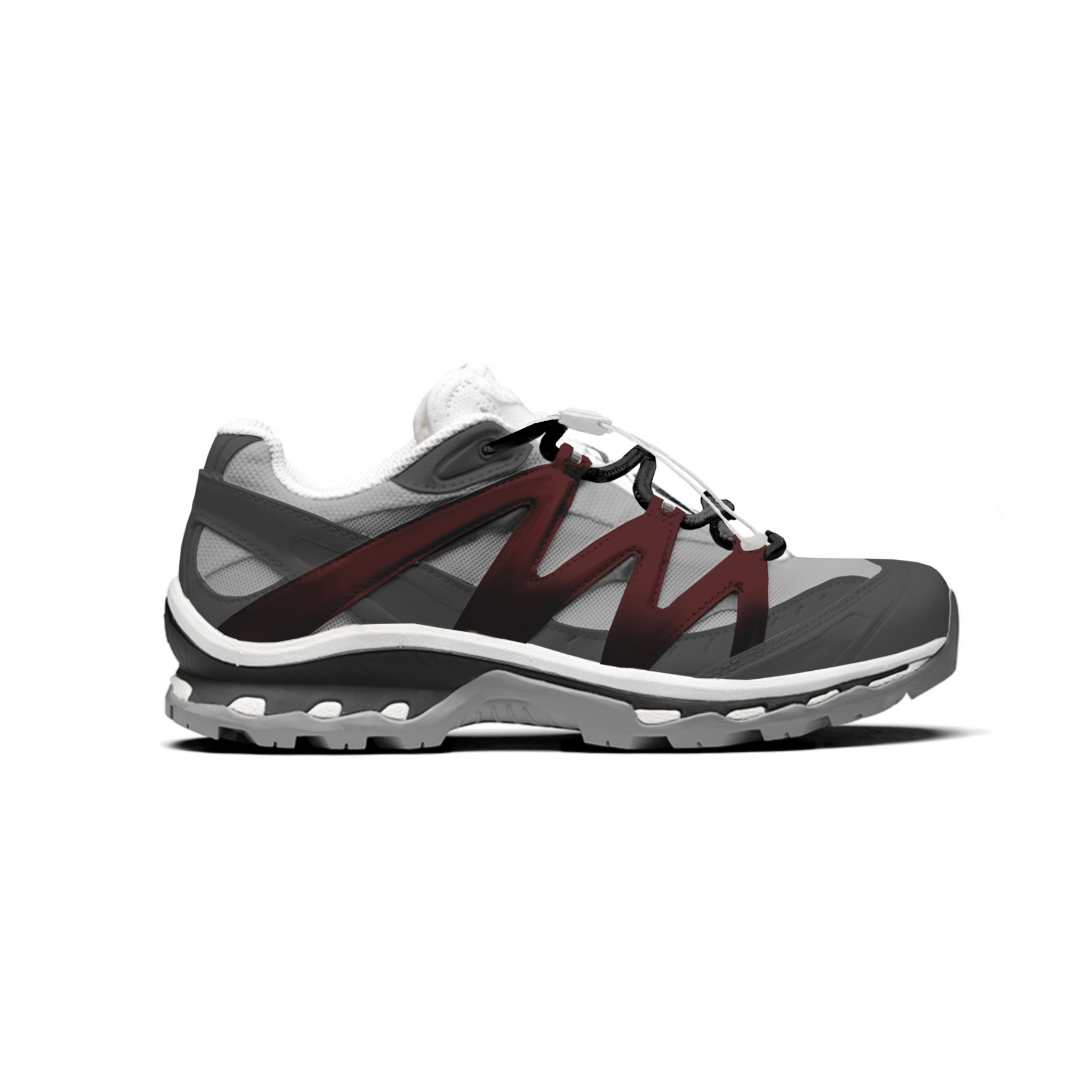 SALOMON XT Quest Low top Outdoor Shoes Unisex Gray Red