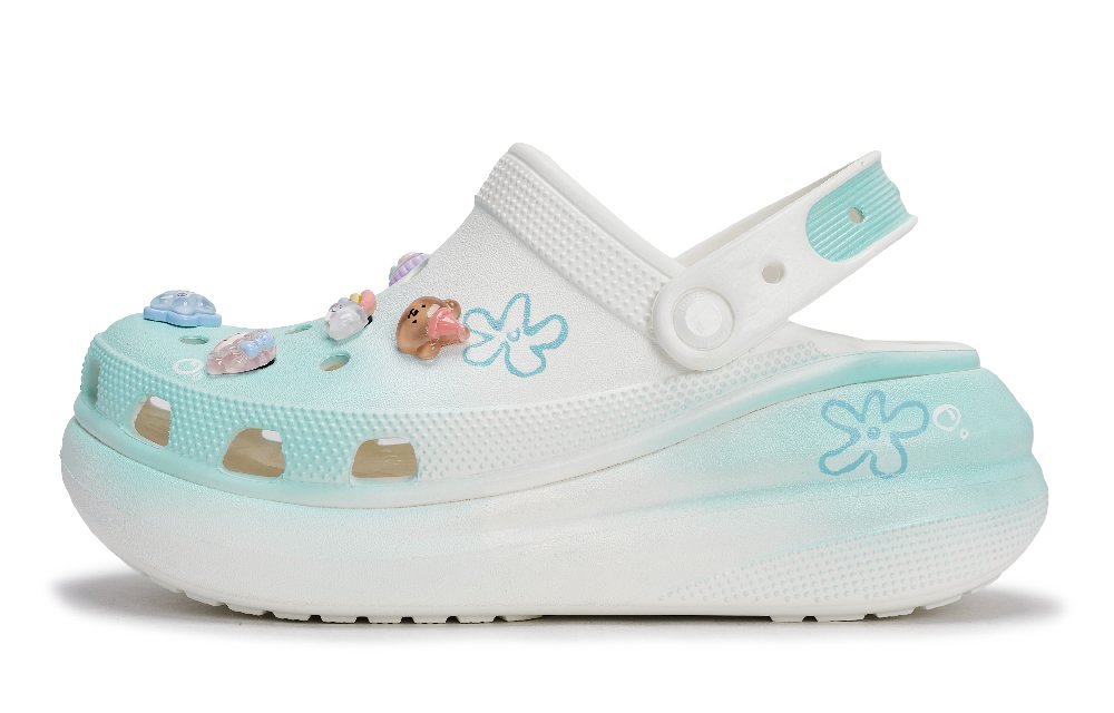 Crocs Crush Clog REGO Hot Dog, Blue Mood Clogs Unisex Bone White Blue