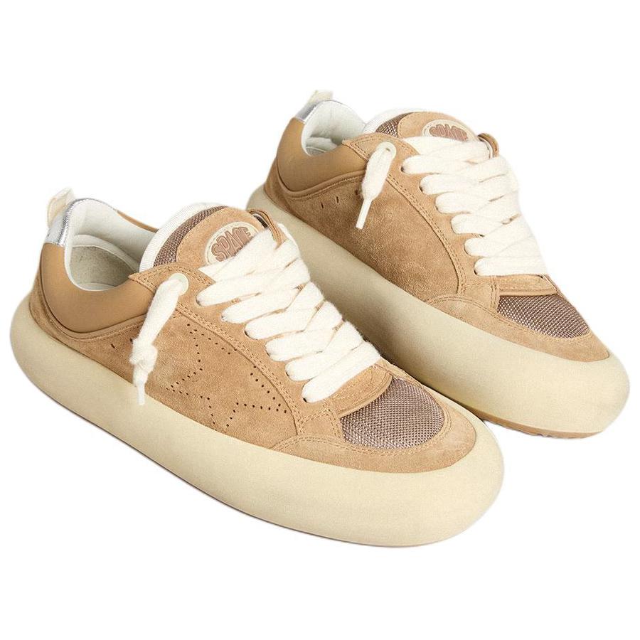 Golden Goose Space-Star Skateboard Shoes Women's Brown