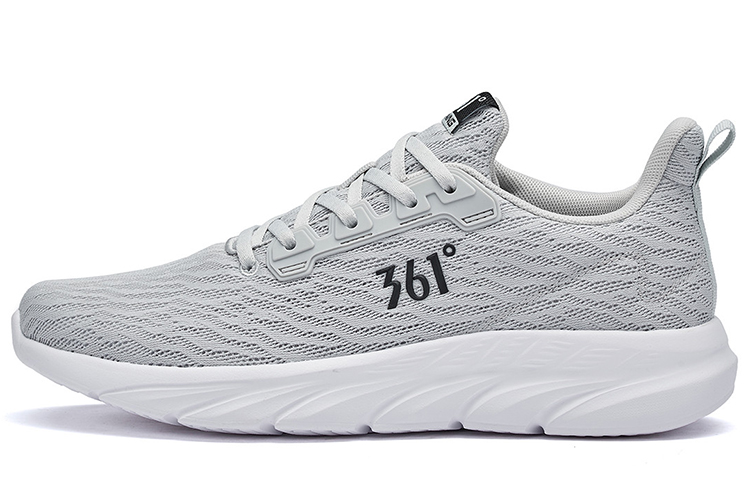 361° Cushioning Wear-Resistant Low-Top Running Shoes Men's Photon Obsidian Black