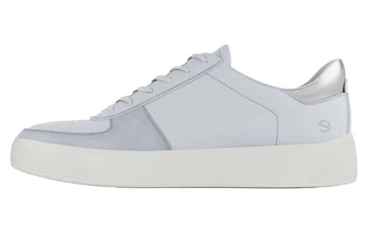 Ecco Low Top Skateboard Shoes Women's Blue