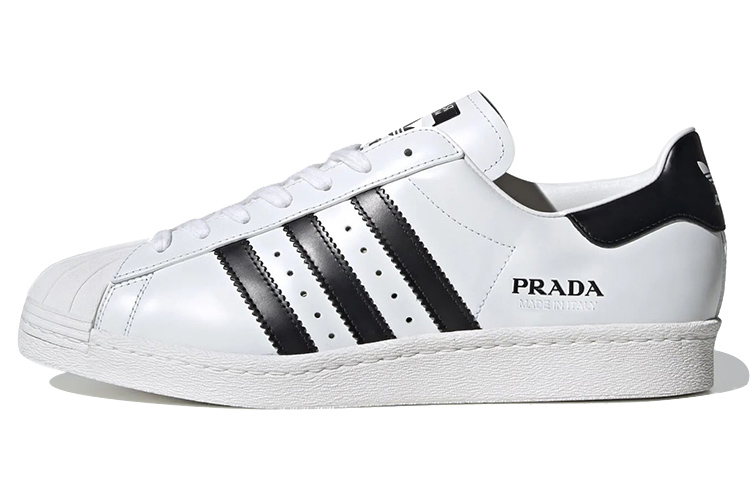 Adidas Superstar Prada White Black