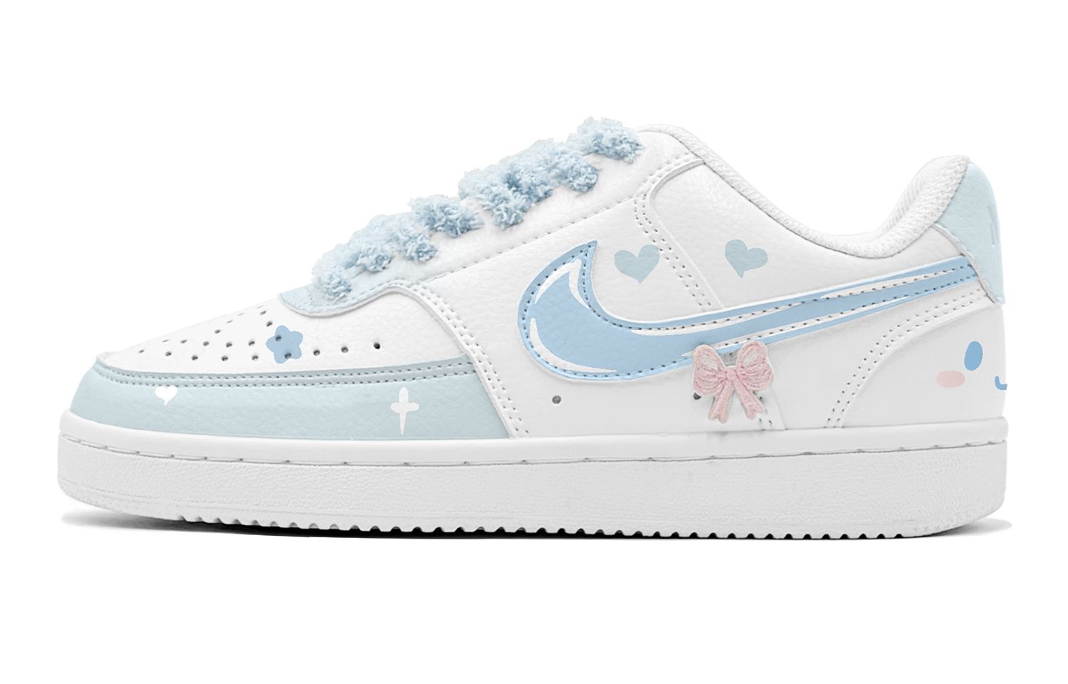 Nike Court Vision Low Top Skateboard Shoes Women's Blue купить в интернет-магазине Yoocart с быстрой доставкой по России.