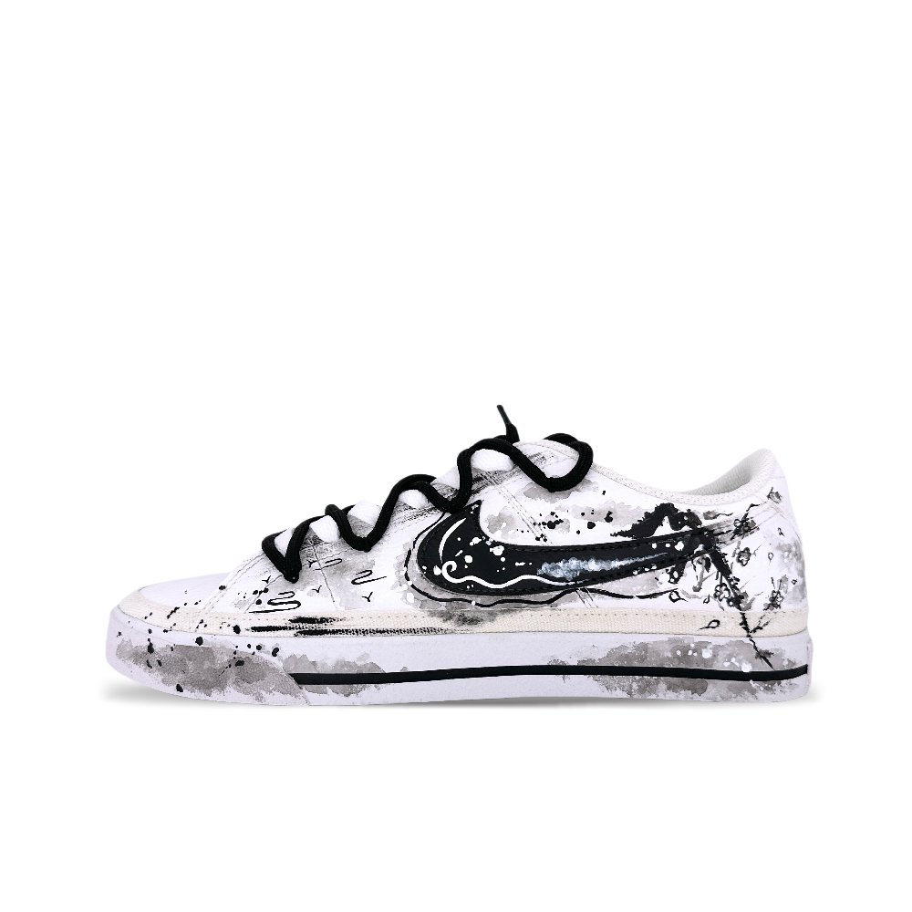 Nike Court Legacy Skateboard Shoes Unisex Low Top Black/White