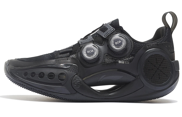 LiNing WOW 9 Low Cushioning Anti Slip Wear Resistant Breathable Supportive Rebound Low Top Basketball Shoes Black
