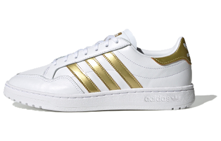 Adidas Women's Team Court 'White Gold Metallic' Women's