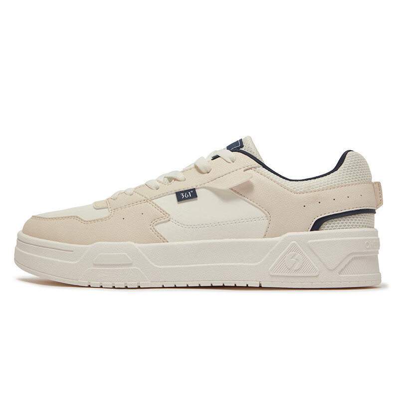 361° Breathable And Wear resistant Low top Skateboard Shoes Men's Ecru
