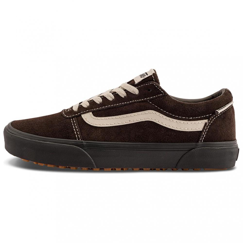 Vans Ward Anti-Slip Wear-Resistant Low-Top Skateboard Shoes Men's Umber