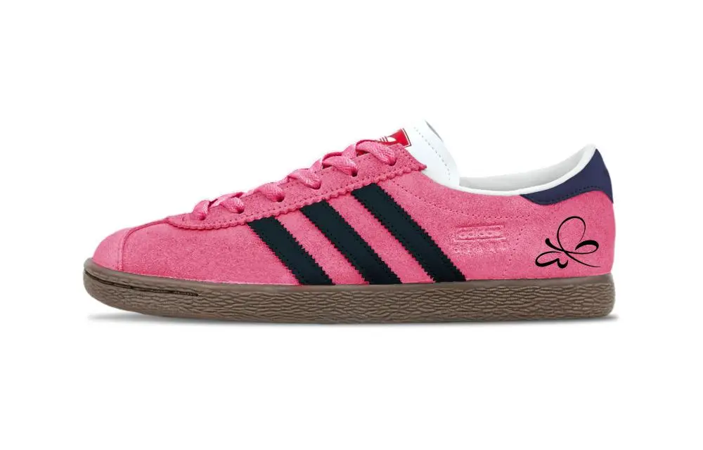 Adidas Originals Stadt Abrasion Resistant Low top German Army Trainers Unisex Black Pink