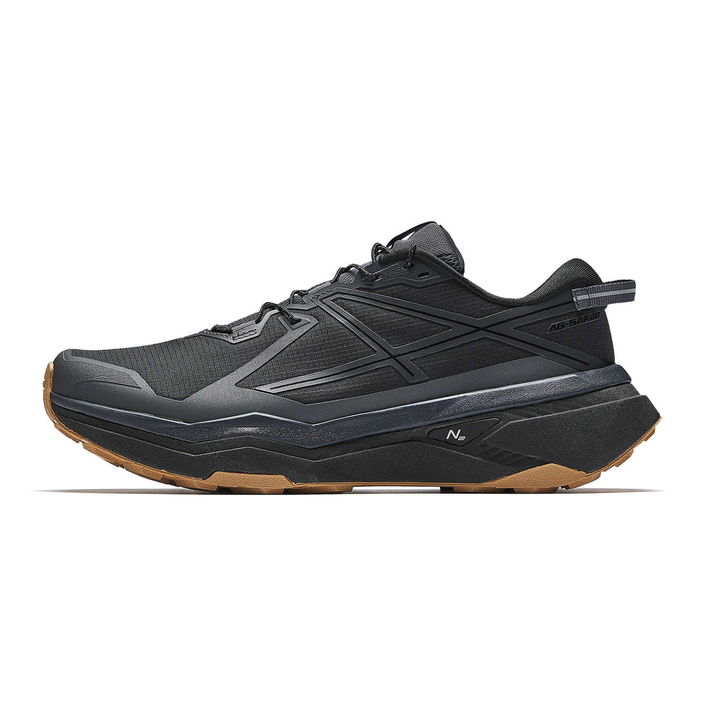 Anta Slip Resistant Anti Twist Nitrogen Technology Running Shoes Men's Koala Gray/Castle Gray