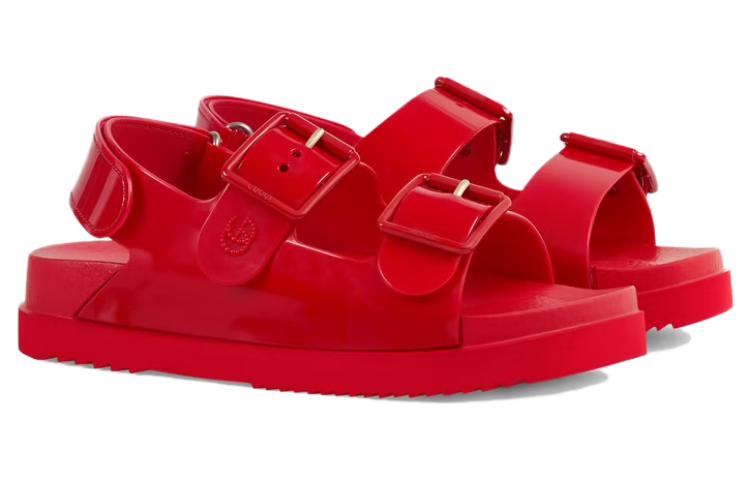 GUCCI Mini Double G Sandal Red Rubber Women's купить в интернет-магазине Yoocart с быстрой доставкой по России.