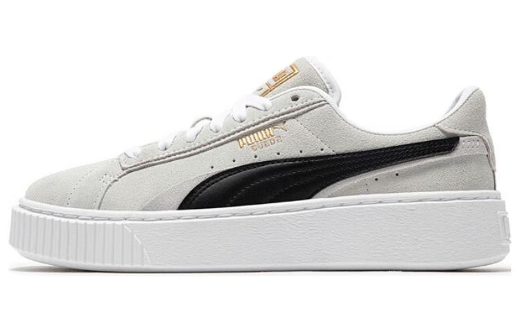 PUMA SuedePlatform 'White And Black' Women's
