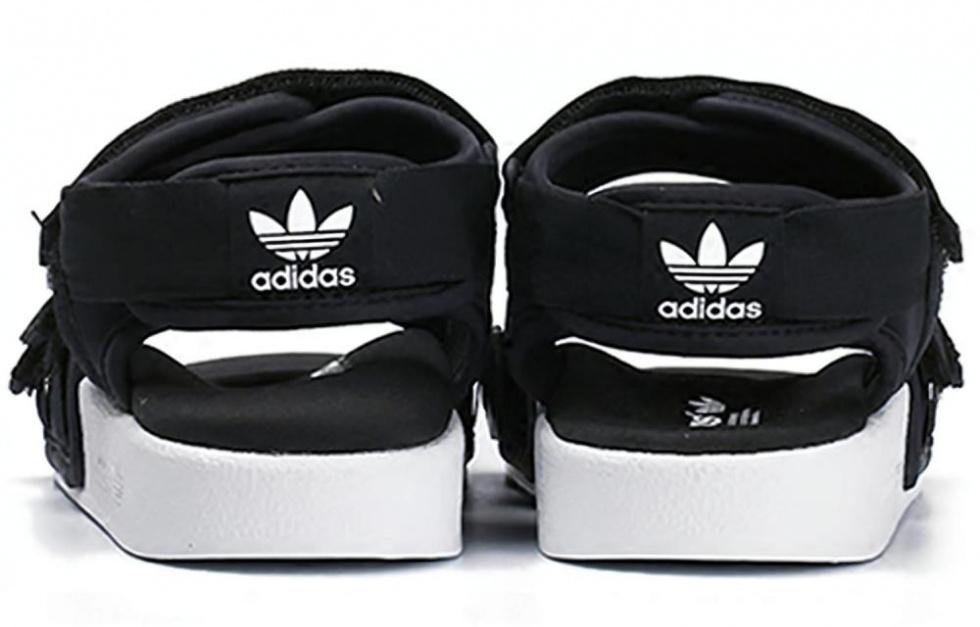 Adidas Adilette Sandal Beach Sports White Sandals 'Black White' Women's купить в интернет-магазине Yoocart с быстрой доставкой по России.