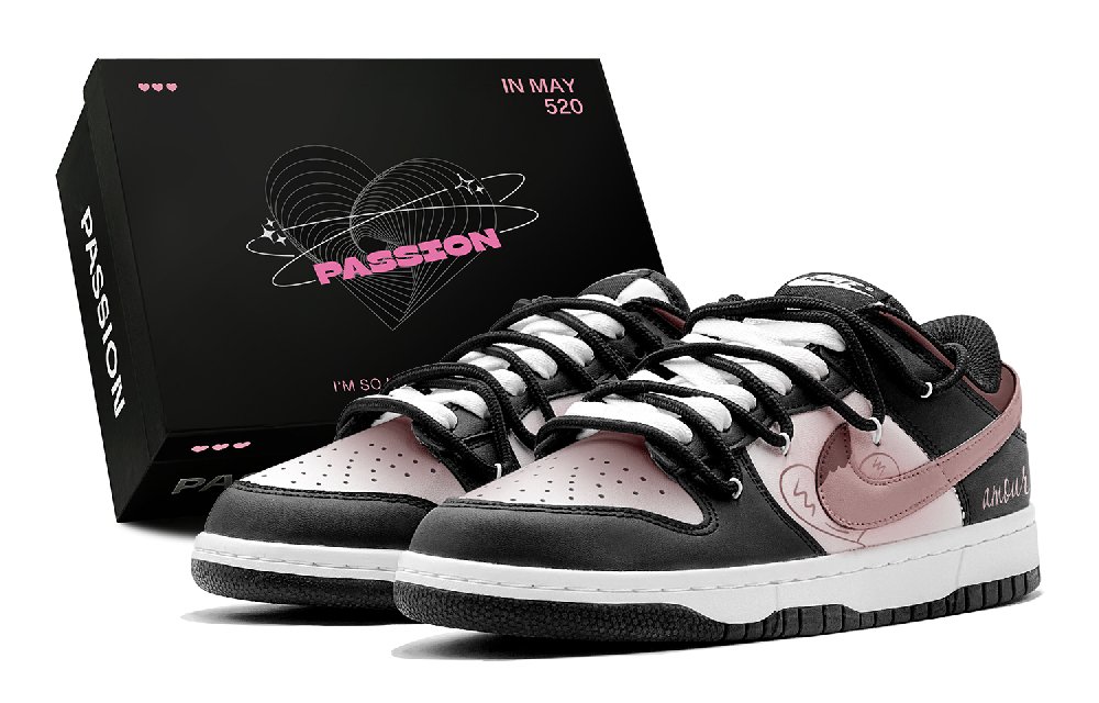 Nike Dunk Brown Sugar Love Low Top Skateboard Shoes Women's Black