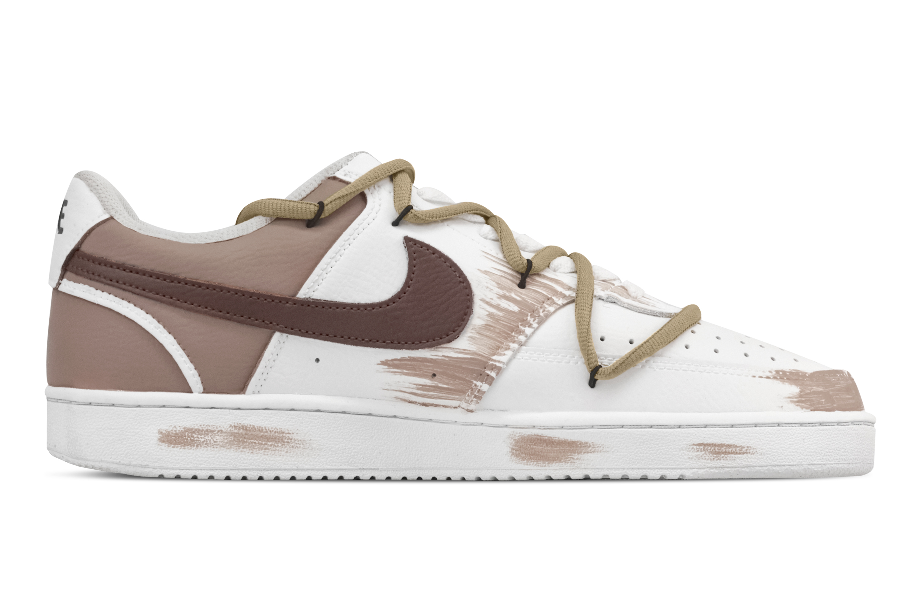 Nike Court Vision 1 Taste A Bit Of Bitterness Abrasion Resistant Low Top Skateboard Shoes Men's Dark Khaki купить в интернет-магазине Yoocart с быстрой доставкой по России.
